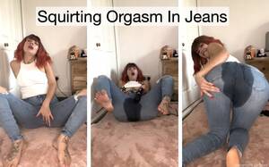 Jeans Amateur Porn - Yourhikerbabe's Amateur Porn: Squirting Orgasm In Jeans