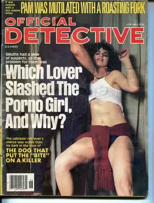 Detective Porno - Official Detective 6/1985-lurid strangulation cover-porno girl-pulp  crime-G/VG | eBay