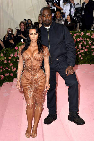 Kim Kardashian Bukkake Porn - Met Gala: Kim Kardashian Puckers Up and Kanye West Pouts - Tom + Lorenzo
