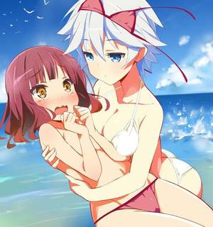anime bikini dress up games - Hagyuu Hibiki and Ekoda Ren (Anne Happy)