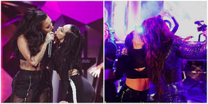 Demi Lovato Naked Lesbian - Demi Lovato Kisses Dancer Jojo Gomez Teasing Lesbian Hearts Everywhere - GO  Magazine