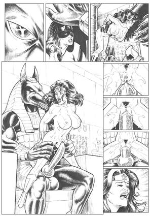 Egyptian Female Anubis Furry Porn - Wonder Woman - The Claws of Anubis - 4 by HighHeeledJill