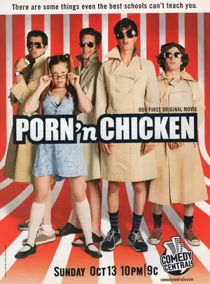 Comedy Central Porn - Comedy Central PORN'N CHICKEN PROMO PRINT AD SOME THINGS EVEN THE BEST  SCHOOLS.. | eBay