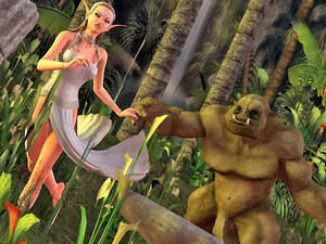 3d Ogre Sex Cartoons - Horny ogres ambush and gangbang elven princess at 3dEvilMonsters