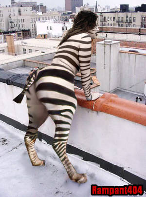 Bbw Anthro Porn - BBW Furry - Zebra by rampant404