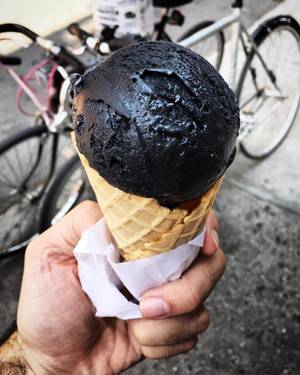 Black Porn Ice Cream - Food porn Â· #Foodie:New jet-black #icecream is so on #trend
