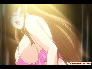 asian tits milked hentai anime - Giant boobs anime Japanese milking in the glass