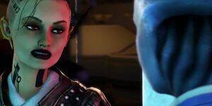 Mass Effect Asari Lesbian Scene - Mass Effect Liara masturbation and lesbian sex - Tnaflix.com