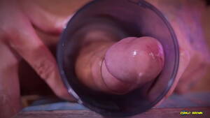 Fleshlight Inside Pussy - Closeup view from inside my fake pussy while I fuck it slow and passionate  until I shoot a big load. Cum inside fleshlight - Camilo Brown - XVIDEOS.COM