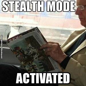 Funny Porn Magazines - Stealth Mode Activated Funny Old Man Looking At Hidden Porn Magazine