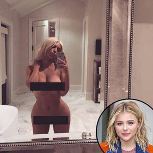 Chloe Grace Moretz Naked Porn - ChloÃ« G. Moretz Defends Her Tweets About Kim K.'s Nude Selfie