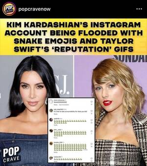 Kim Kardashian Ass Captions - Taylor stans flooding Kim's comments with snakes after the Time interview  (via PopCrave) : r/Fauxmoi