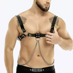 Chain Belt Porn - Chest Harness Bondage Belts Leather Chain Lingerie Sword Belt Fetish Gay  Costumes BDSM Body Straps Goth