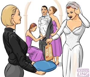 free femdom cartoons wedding dress - Wedding Day Femdom Cartoons | BDSM Fetish