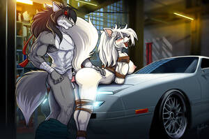 Cars Furry Porn - Rule 34 - anthro balls bottomless breasts canine car cleo (yutrah) clothing  duo female from behind fur furry magolobo male mammal nipples nude  penetration penis restraints rope sex shiro uzumaki shirt straight