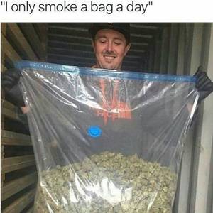 high on weed - Just a bag #Weed #Marijuana #kush #Cannabis #Ganja #420 #