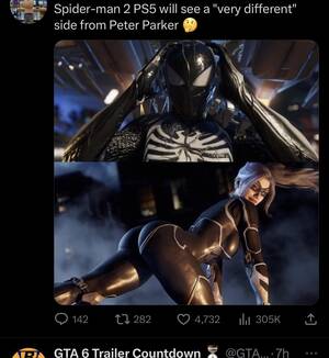 Black Cat Pregnant Porn - Wtf Twitter ðŸ˜‚ : r/SpidermanPS4