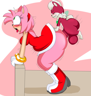 Amy Rose Big Ass Porn - Rule 34 - amy rose anal anthro ass balls big balls big butt boots breasts  chip (sonic) denizen1414 duo female gloves hedgehog hyper large insertion  male mammal nude penetration penis size difference