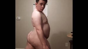 fat white bareback - Gay white boy showing off these huge curves. - XVIDEOS.COM