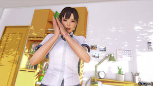 girlfriend virtual sex - A virtual girl appears in this screen shot from 'VR Kanojo' ('VR ...
