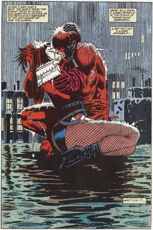 Daredevil Black Cat Porn - Typhoid Mary and Daredevil in an intimate moment