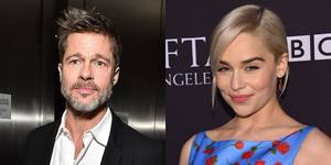 Emilia Clarke Celebrity Porn - Brad Pitt Was Willing to Spend $120,000 to Watch 'Game of Thrones' with Emilia  Clarke - Brad Pitt Bid in Game of Thrones Auction