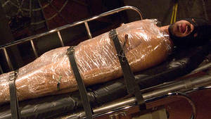 Mummified Porn - Iron Lockup - Mummification: (mum'i-fi-ca'tion) n. Make or become a mummy
