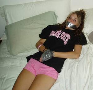 cute teen slave - Slave porn. Teens play at bondage for first - Unique Bondage - Pic 1