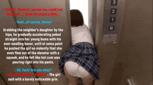 Elevator Porn Captions - Elevator Caption GIFs - Porn With Text