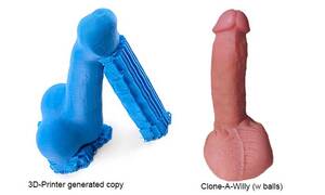 3d Penis Porn - Penis Casting vs 3D Penis Printing â€“ Clone-A-Willy