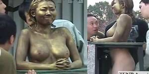 asian nude pranks - Subtitled public Japanese park statue prank covert sex - Tnaflix.com