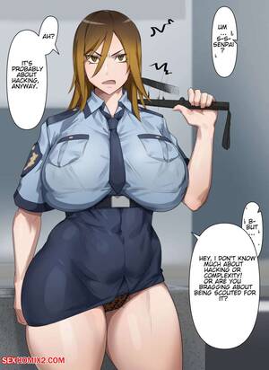 anime xxx lesbian cop - âœ…ï¸ Porn comic Gal Police Makiko. Kunaboto Sex comic busty brunette beauty |  Porn comics in English for adults only | sexkomix2.com