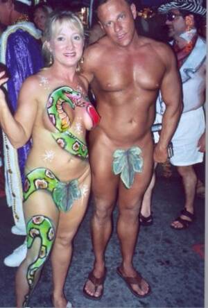 Fantasy Fest Pussy Legs Spread - Fantasy Fest full body painting (Contains Nudity 18+ ) Photo Gallery by  Mark Fioravanti at pbase.com