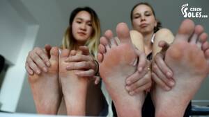 big size feet - Foot Size Rivalry and Comparing on Workplace (office Feet, Big Feet, Small  Feet, Foot Teasing, Toes)
