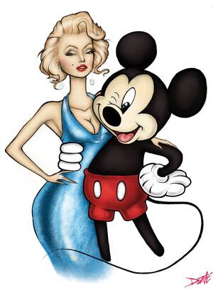 Marilyn Monroe Cartoon Porn - Mickey and Monroe by dantetyler on DeviantArt | Mickey, Mickey mouse and  friends, Disney fine art