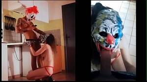 Clown Mask Porn - Halloween creepy couple fucking - XVIDEOS.COM