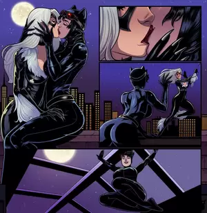 Black Widow Catwoman Porn - Black Cat and Catwoman (Ramartwork) [Marvel and DC Comics] nudes |  GLAMOURHOUND.COM