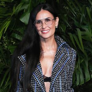 Demi Moore Porn Action - Demi Moore Shakes Off a Nip Slip Like a Pro During Paris Fashion Week