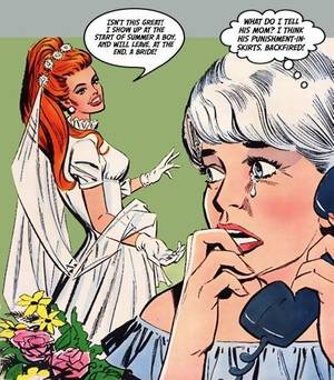 Bride Shemale Lesbian Comic - and I'm sure his new bride will be equally lovely in her matching dress.