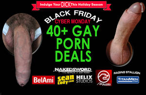 cyber porn - The Best Black Friday / Cyber Monday Gay Porn Deals