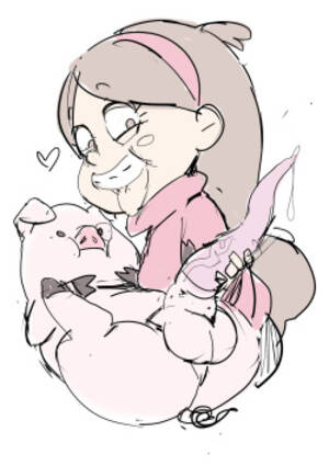 Gravity Falls Porn Mabel And Waddles - Mabel x Waddles - IMHentai