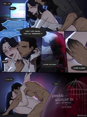 Batman Sex Art - Rule 34 - 1boy 1girls abs aged up andthendk.art batman batman (series)  comic completely nude damian wayne dc dc comics english text female folded  forehead jewel from behind position green eyes legs