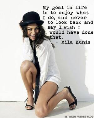 Mila Kunis Porn Captions - Quotes About Mila Kunis. QuotesGram