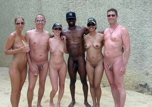 group nude interracial - ... Interracial Group Nude Sunbathing Pic