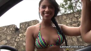latina bikini slut - Tanned Latina amateur in bikini ends on cock - XVIDEOS.COM