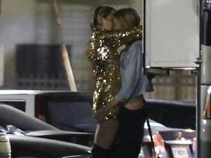 Miley Cyrus Lesbian Porn - Miley Cyrus Gets Handsy With Stella Maxwell in Public