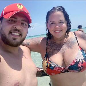 chubby girl nudist beach - Rebeggah and Zied enjoying South Beach : r/90dayfianceuncensored