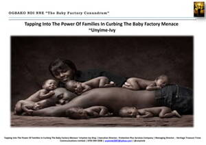 Factory Porn Captions - BABY FACTORY MENACE IN NIGERIA | PPT