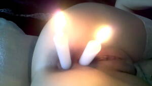anal candling - EXTREME - Two candles one in her pussy and one in ass - XVIDEOS.COM