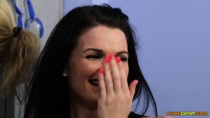 Brooklyn Blue Cfnm - Amber West Brooklyn Blue Tasha Holz Mixed Changing - scene 3